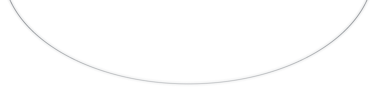 Thin gray arc on a black background.