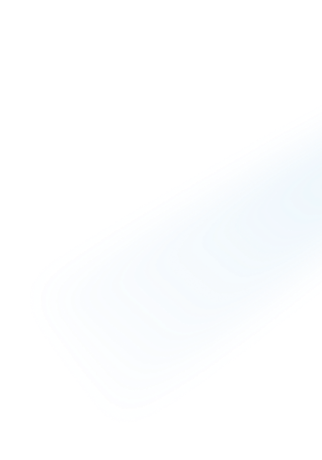 Blue light beam with a glowing, blurred descent on a black background.