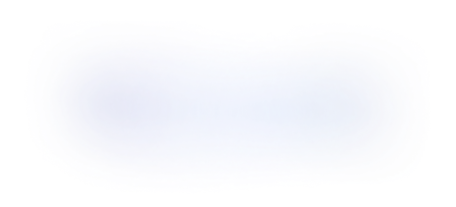 Blue rectangular gradient shape with rounded corners and smooth edge glow.