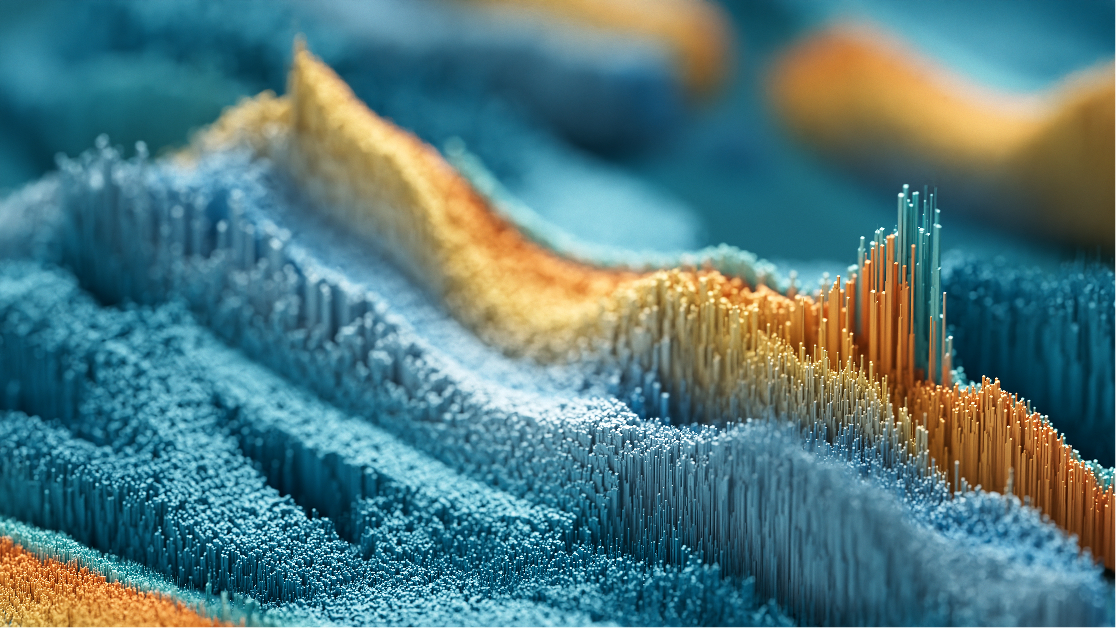 a 3D rendering of a graph