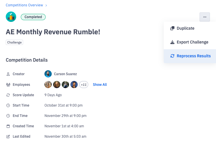 Reprocess challenges