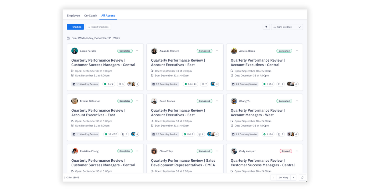 Session Card UI Updates