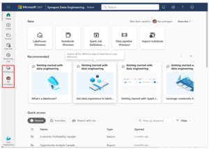 Microsoft Fabric workplace