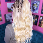 white hair