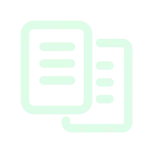 Icon of two overlapping documents representing copy or duplicate function.