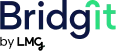 Bridgit company logo with 'Bridg' in dark blue and 'it' in green.