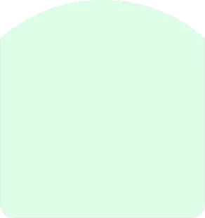 Rounded square with a light green background and a subtle gradient.