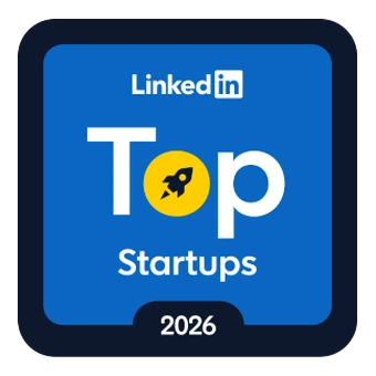 LinkedIn Top Startups 2026 badge