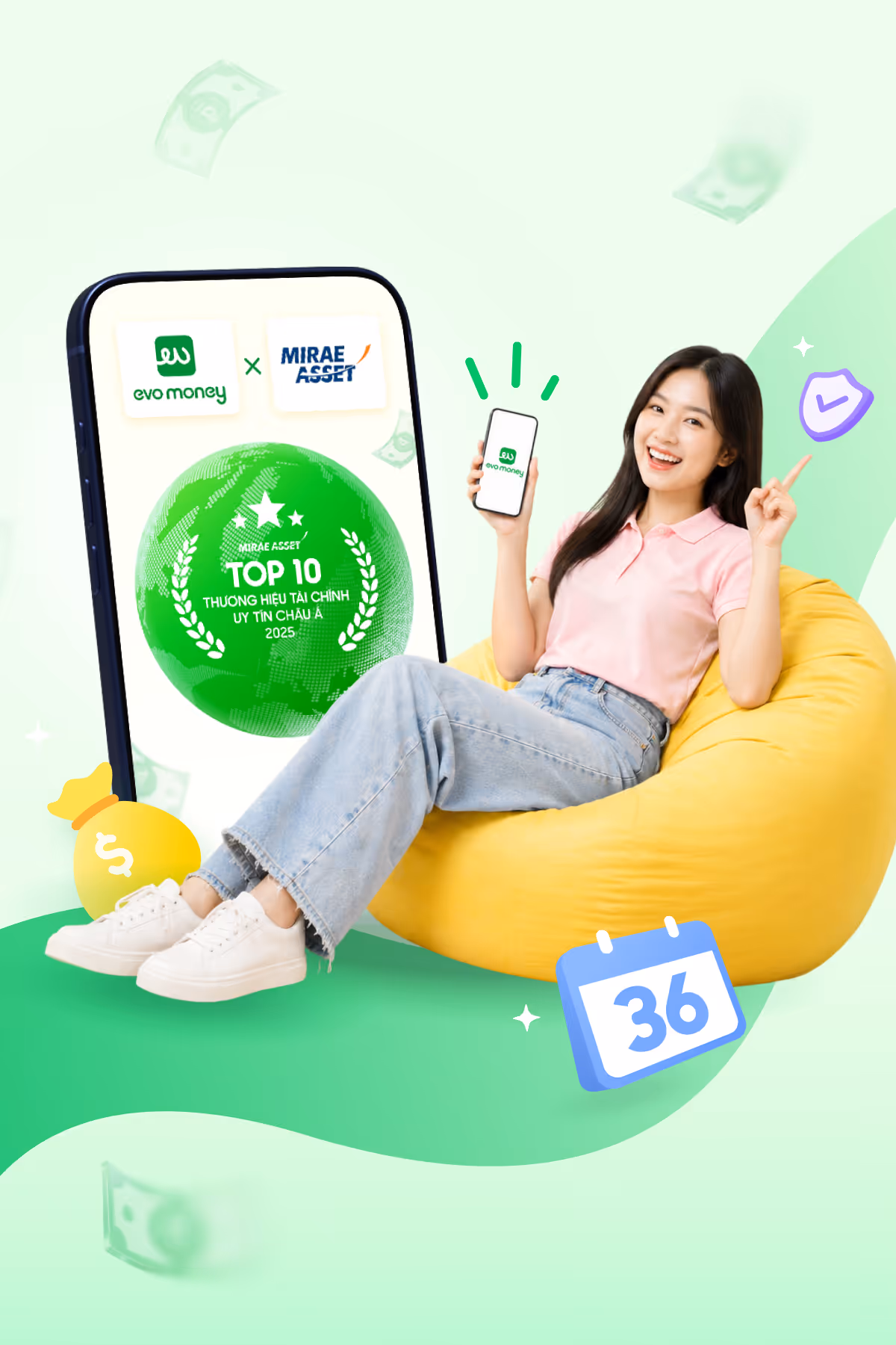 Mirae Asset đạt Top 10 thương hiệu tài chính uy tín châu Á 2025.