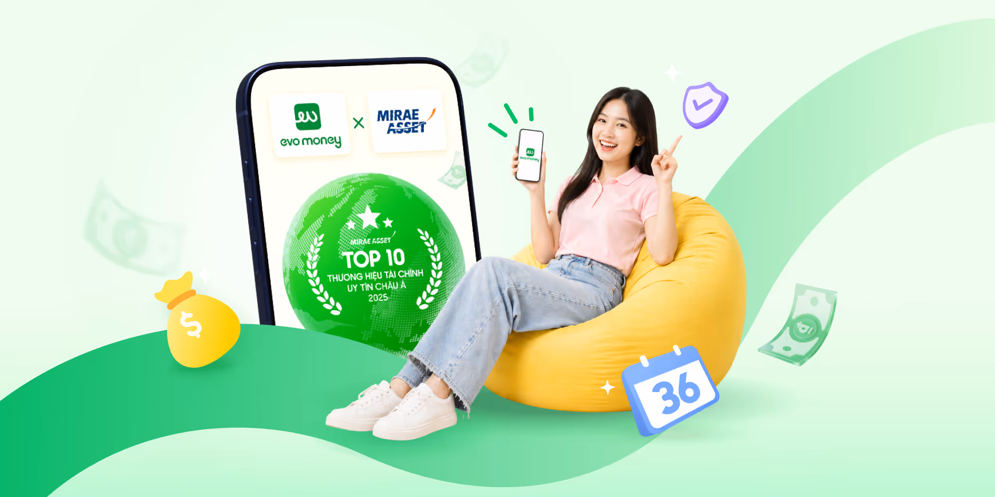 Mirae Asset đạt Top 10 thương hiệu tài chính uy tín châu Á 2025.