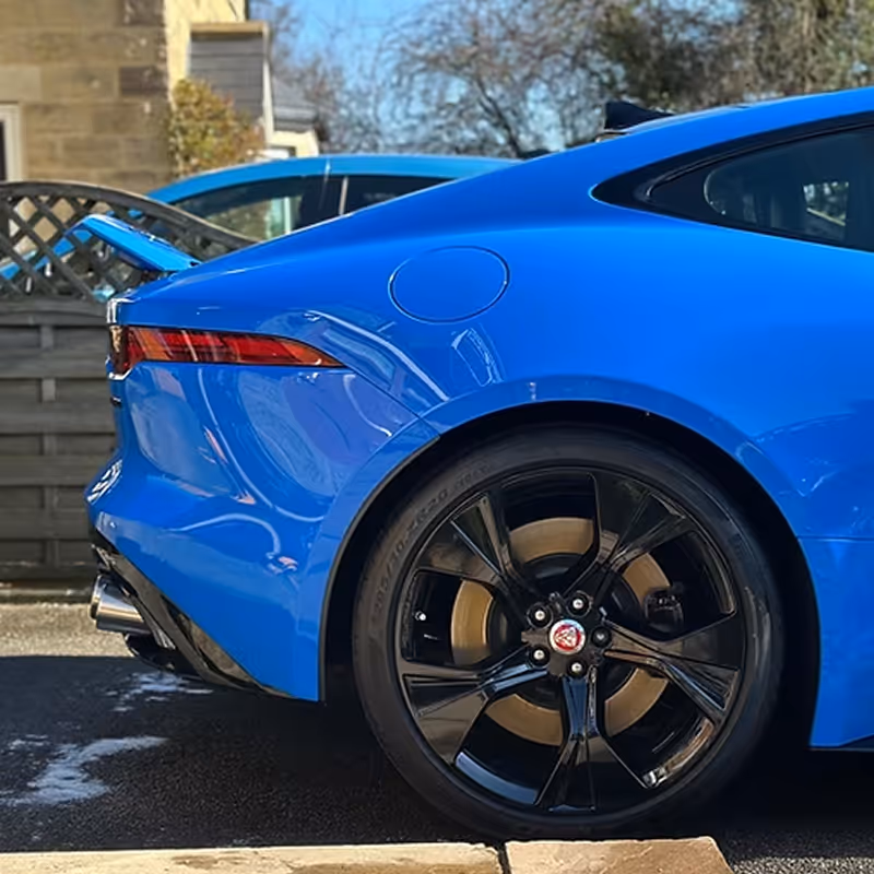Blue car