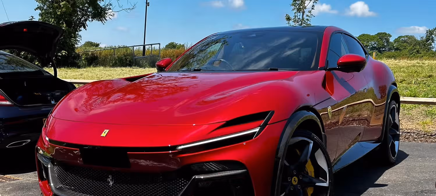 Red car
