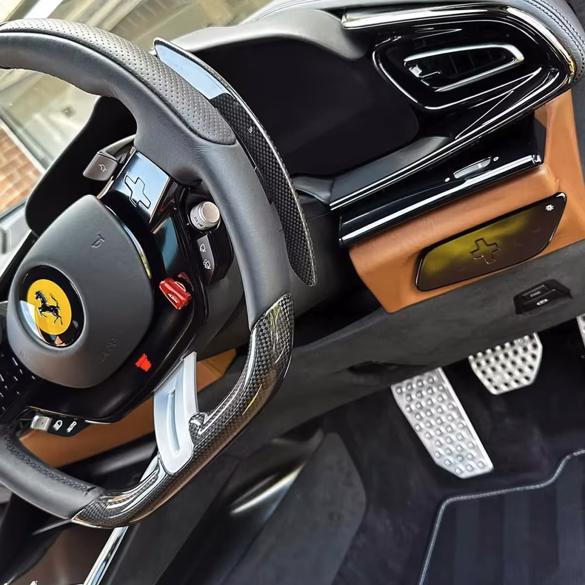 Ferrari steering wheel