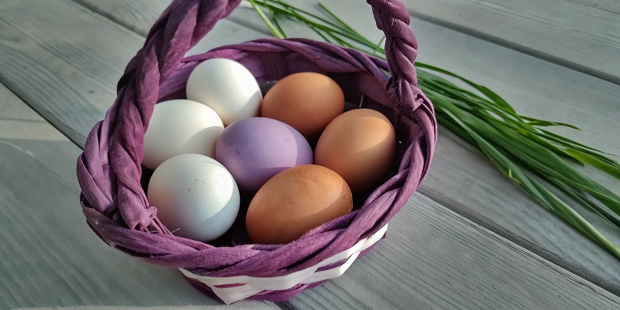 A basket of colorful farm fresh eggs, a simple guide on where to buy them.