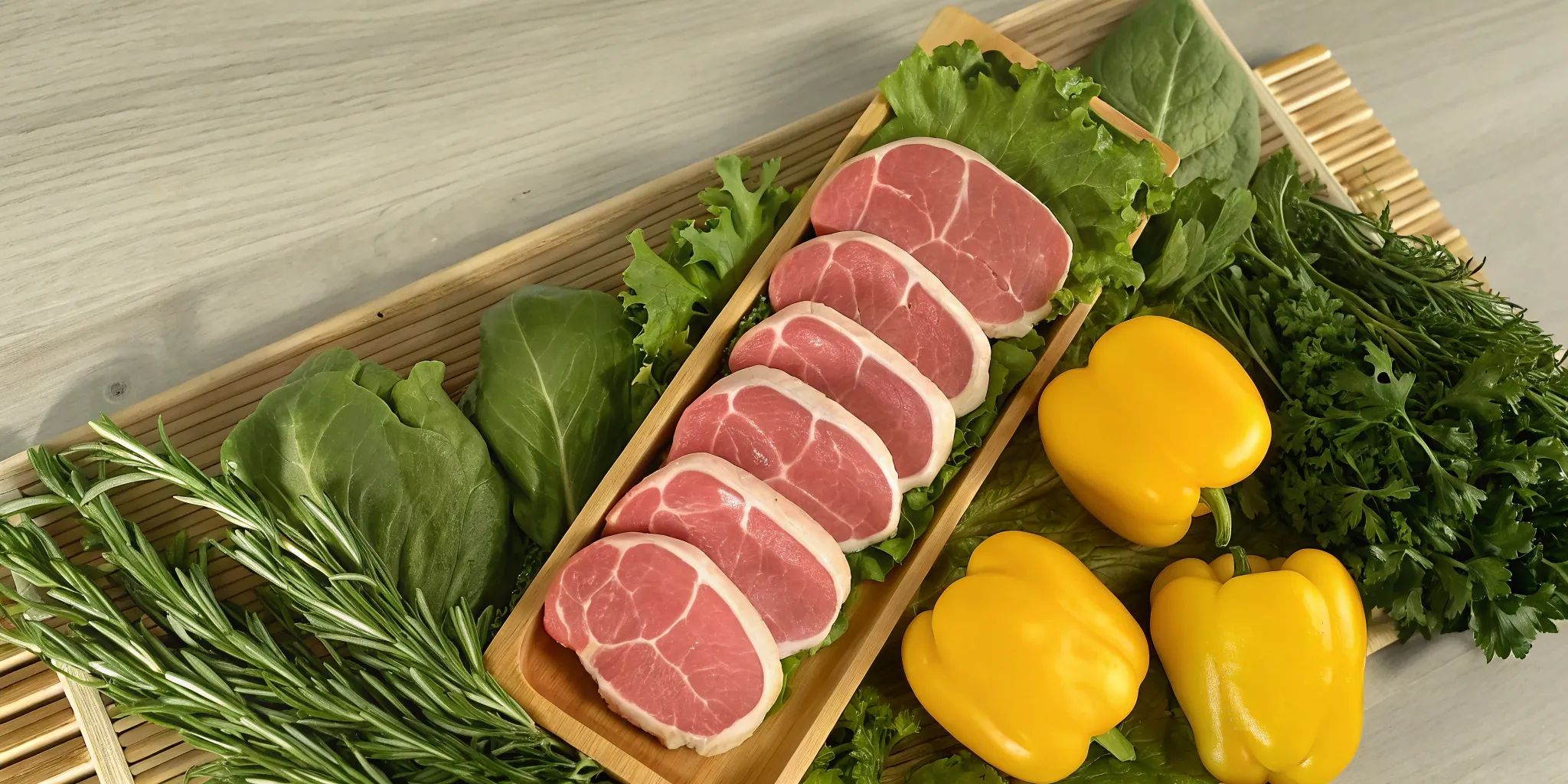 A variety of fresh meat cuts, a great value for a cheap online order.