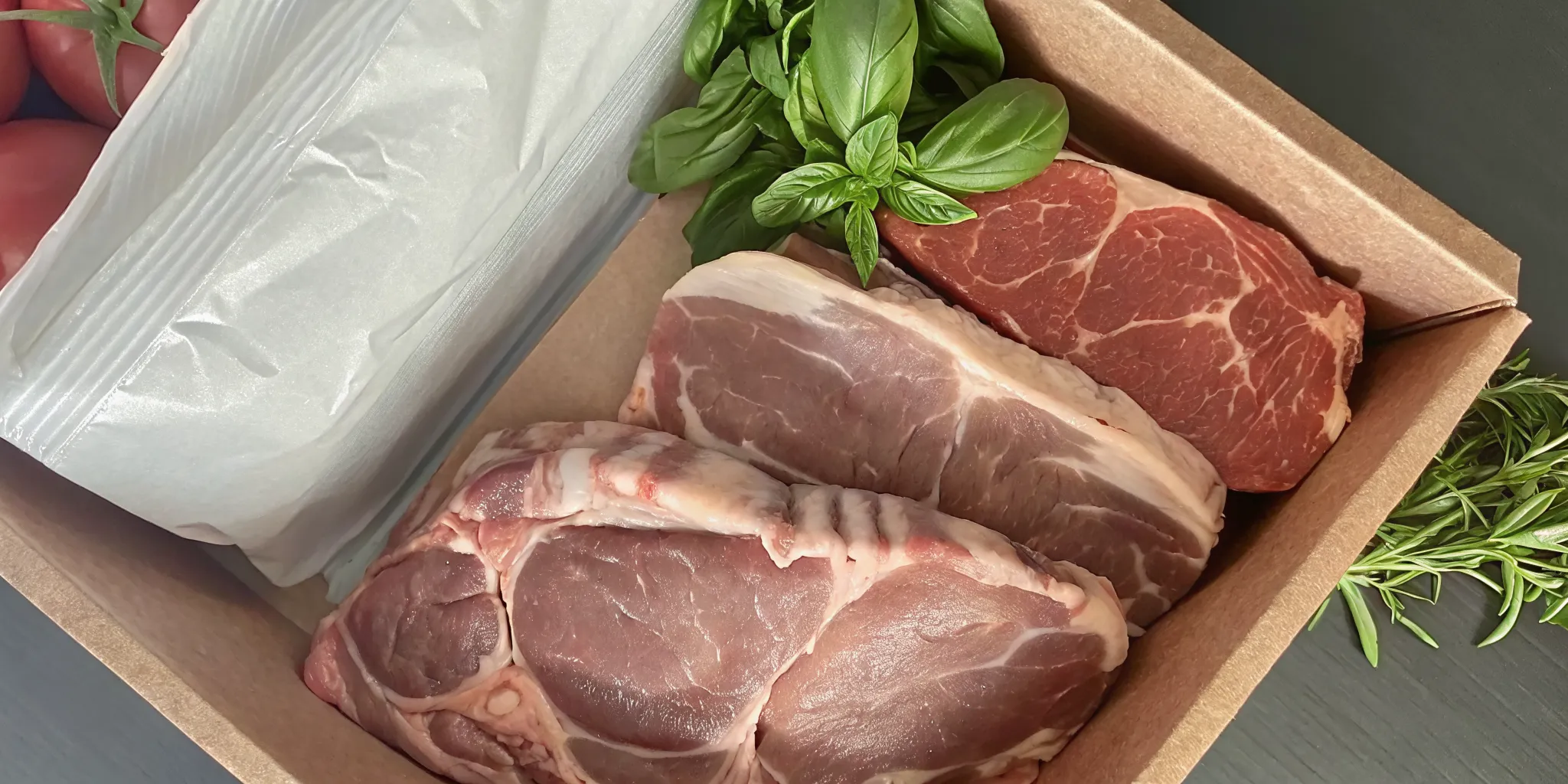 A local butcher box delivery service featuring premium, fresh cuts of meat.