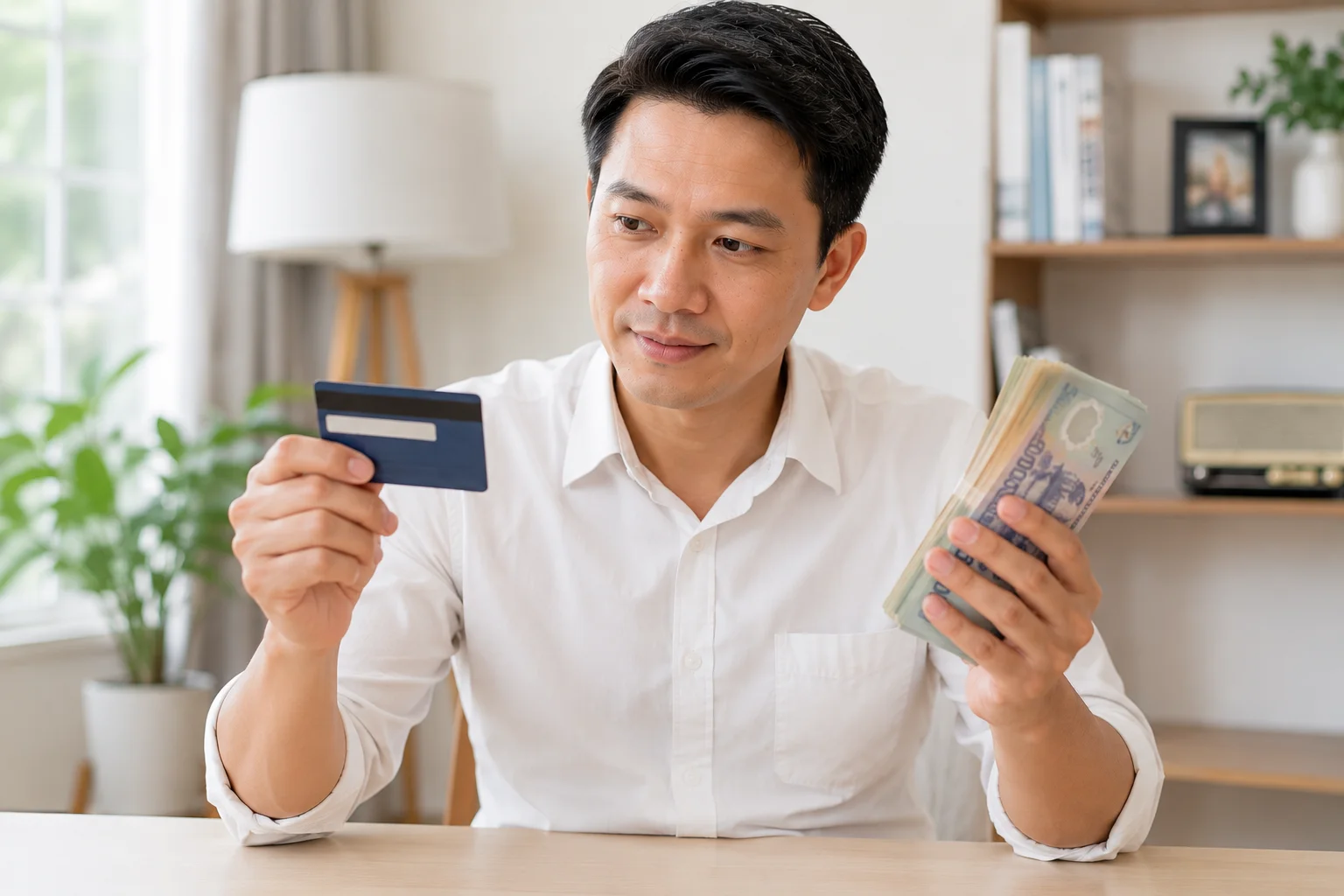 Chuyển đổi dư nợ thẻ sang vay tín chấp