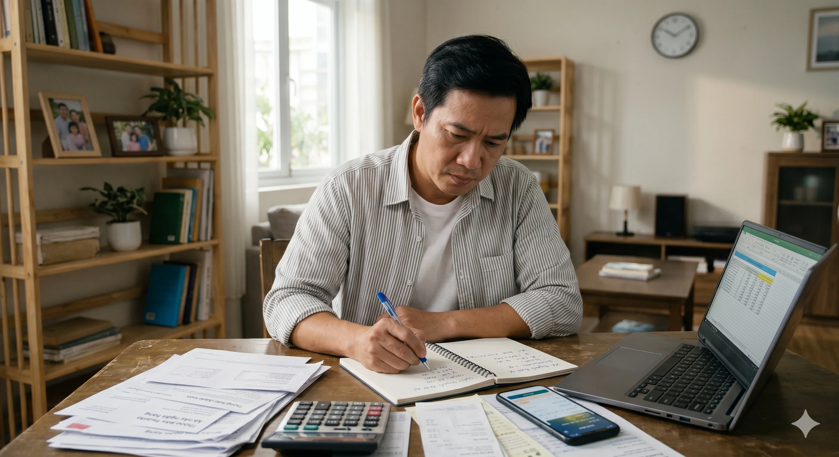 Đối chiếu lập kế hoạch trả nợ
