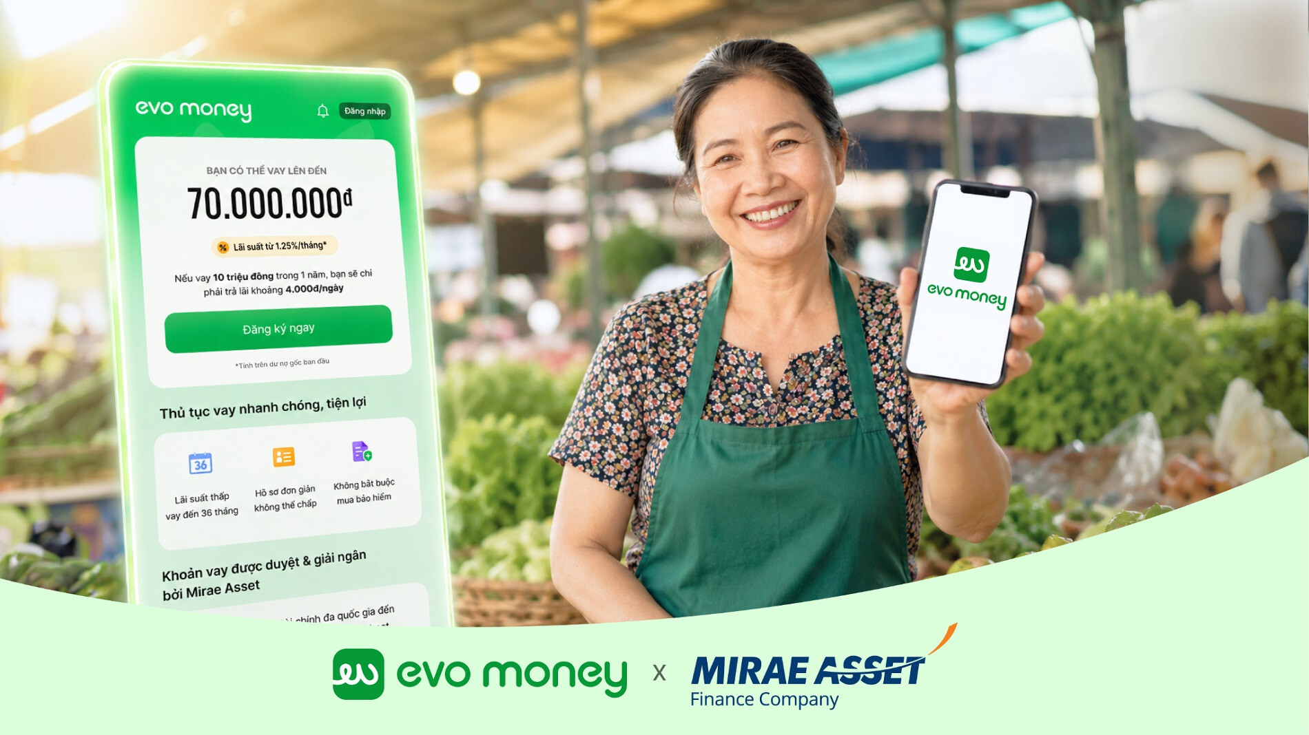 EVO Money khoản vay minh bạch từ Mirae Asset Việt Nam