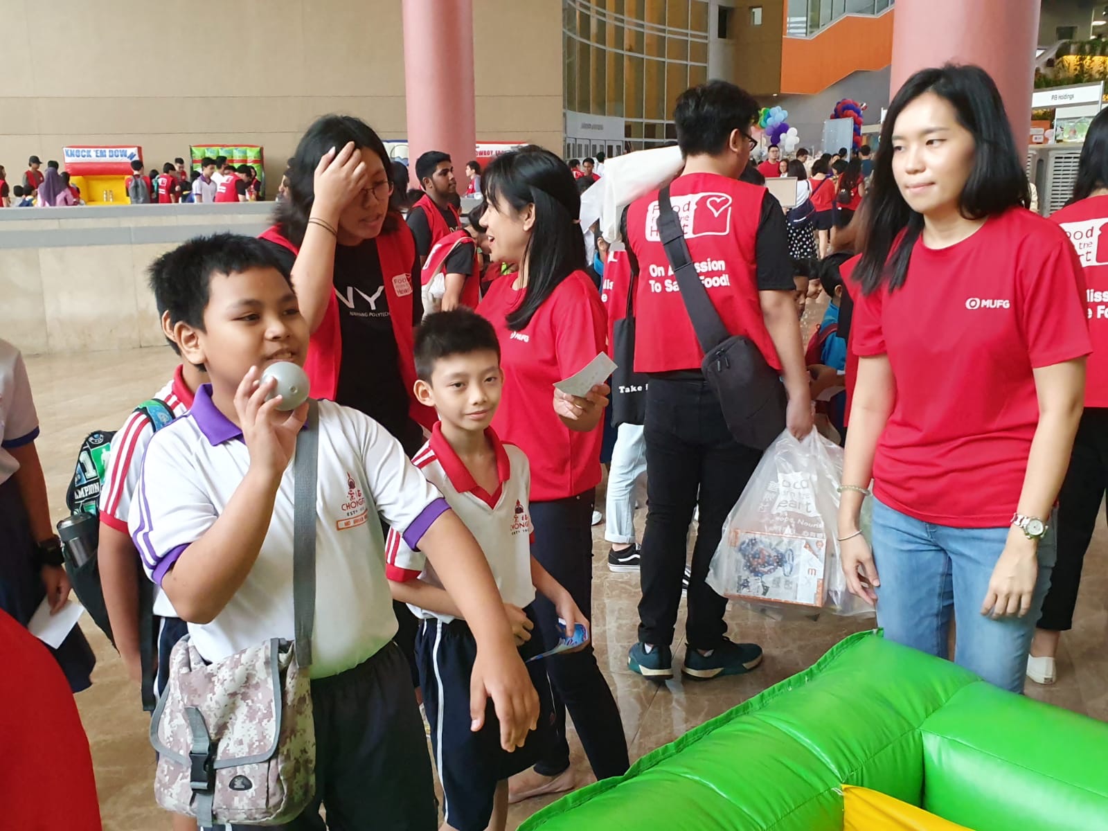 Children and volunteers at Toy Buffet 2019