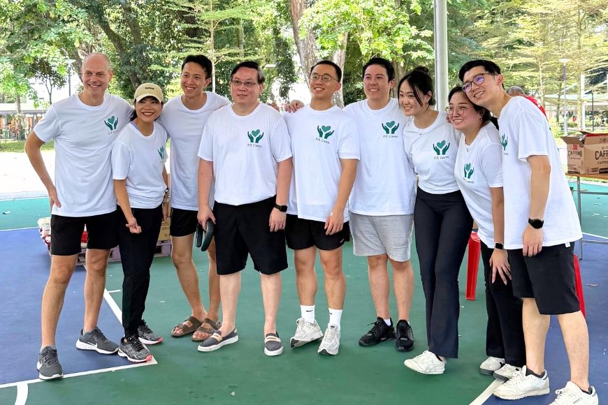 Volunteers from P/E Investments