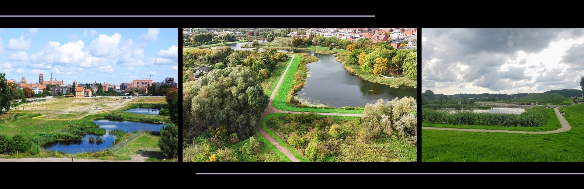 Park w Gdańsku na spacer