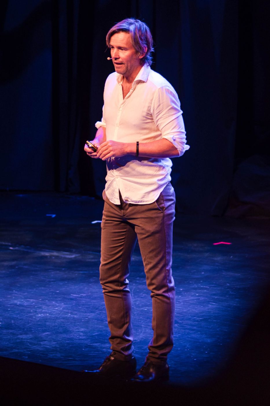 Sverre Steensen på scene