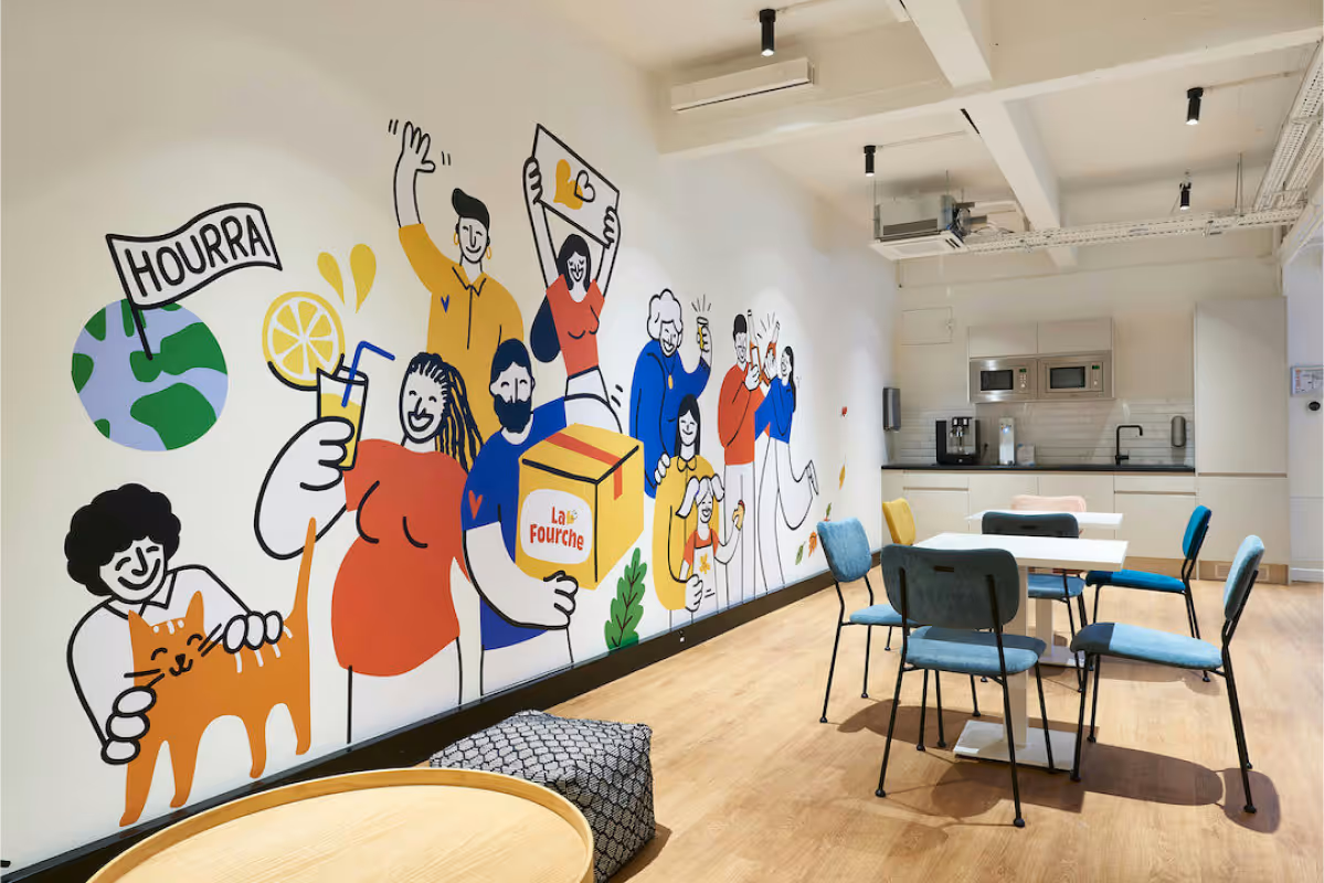 Intérieur bureau opéré – Paris