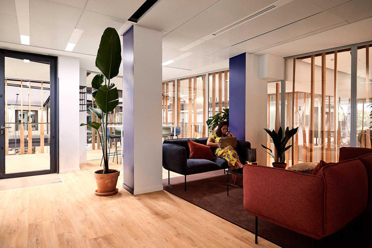 Intérieur centre de coworking – Paris