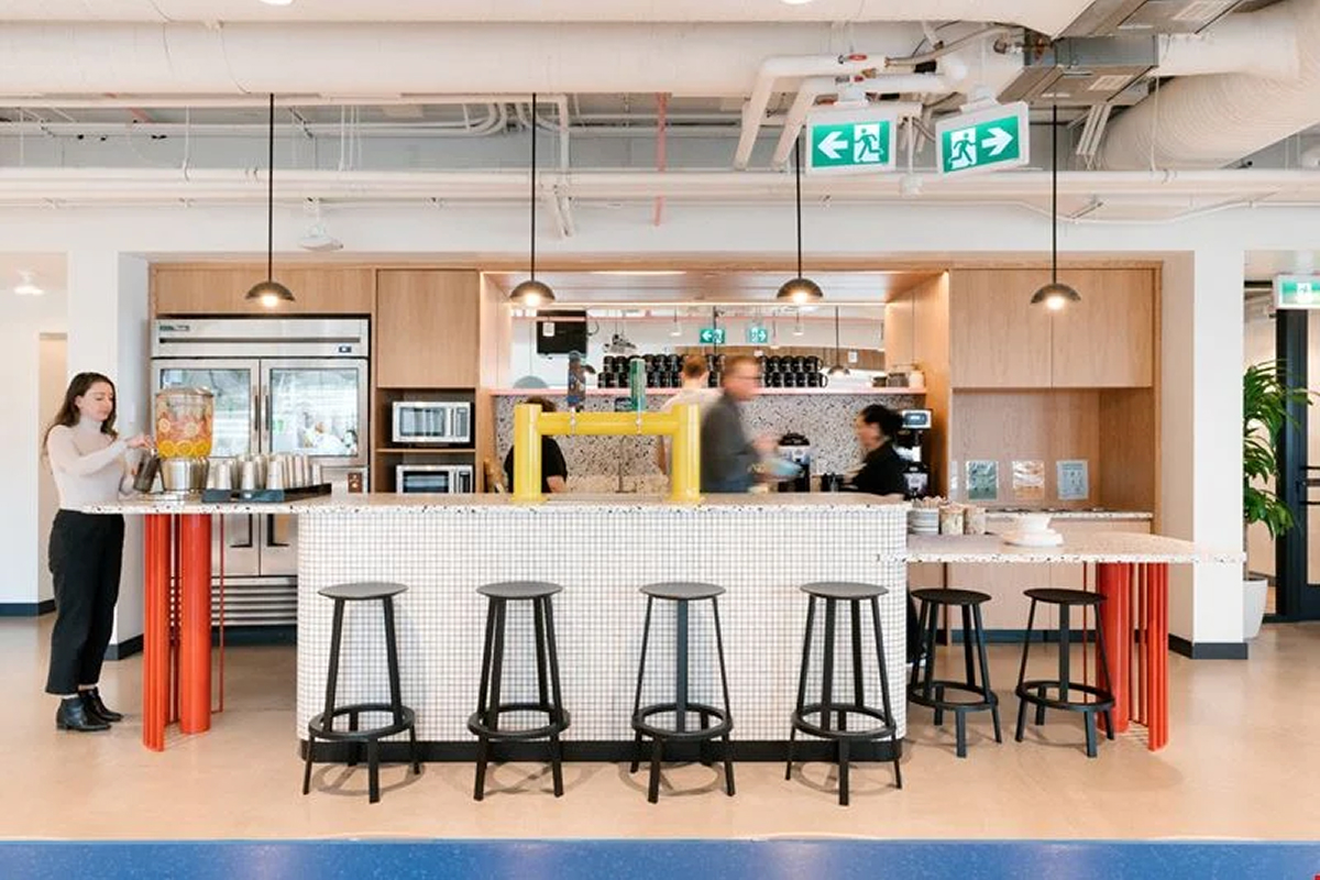 Intérieur centre de coworking – Vancouver