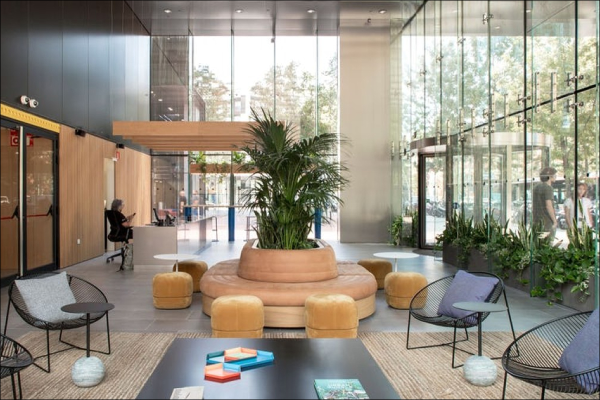 Intérieur centre de coworking – Barcelona