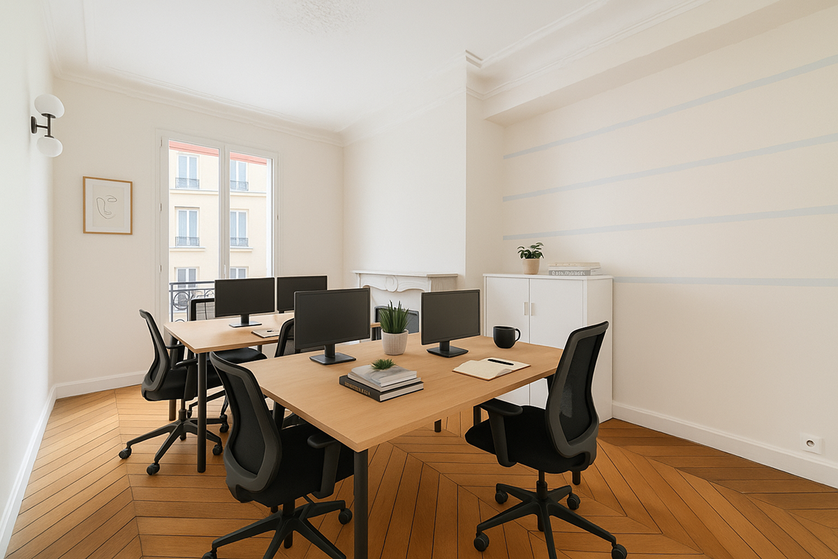Intérieur bureau opéré – Paris