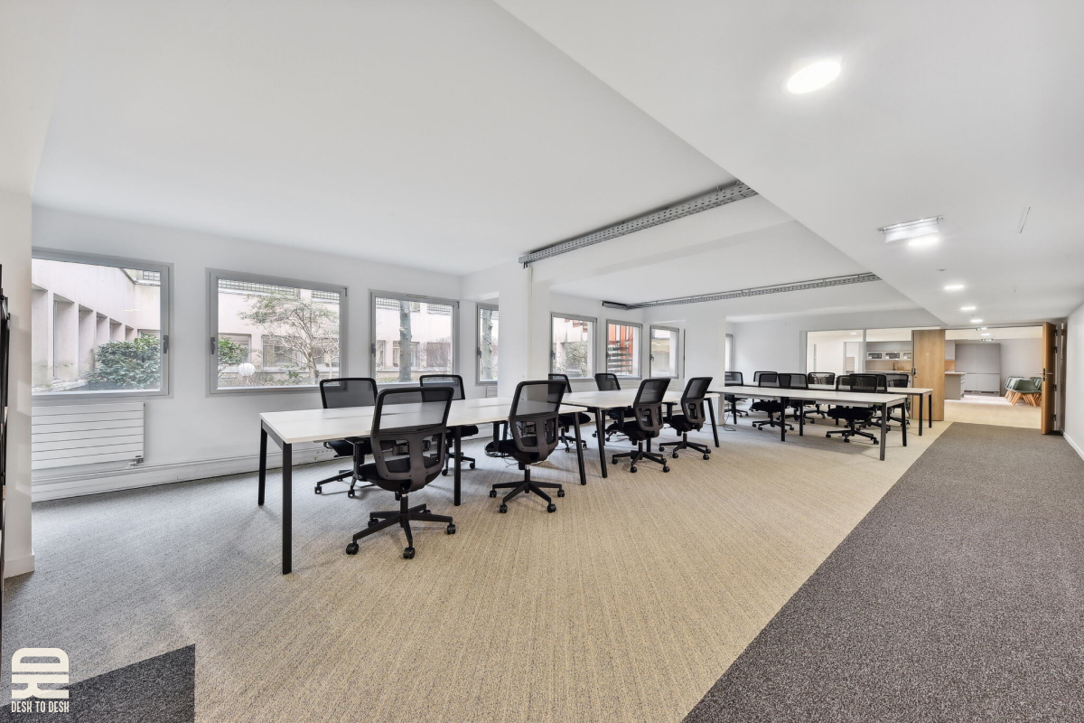 Intérieur centre de coworking – Paris
