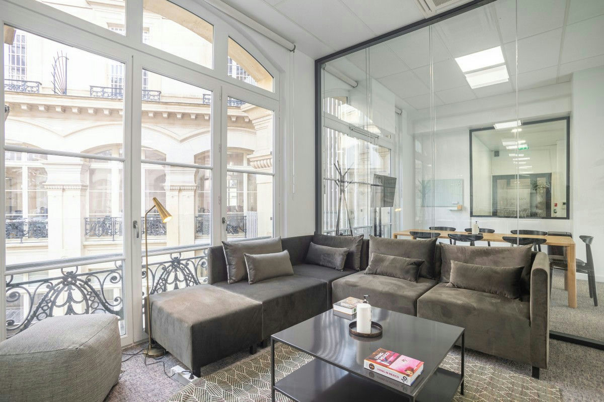Intérieur centre de coworking – Paris