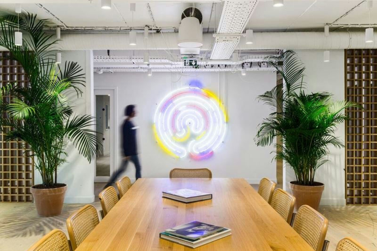 Intérieur centre de coworking – Paris