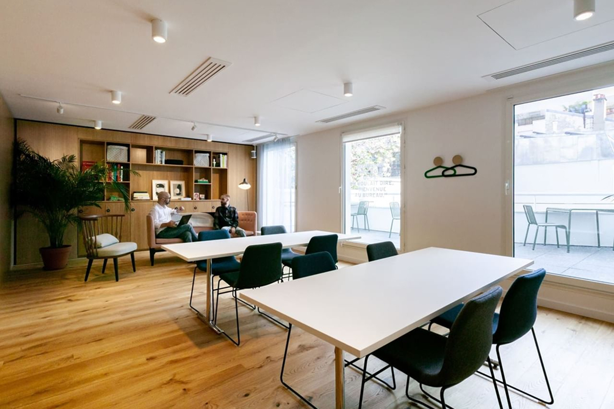 Intérieur centre de coworking – Boulogne-Billancourt