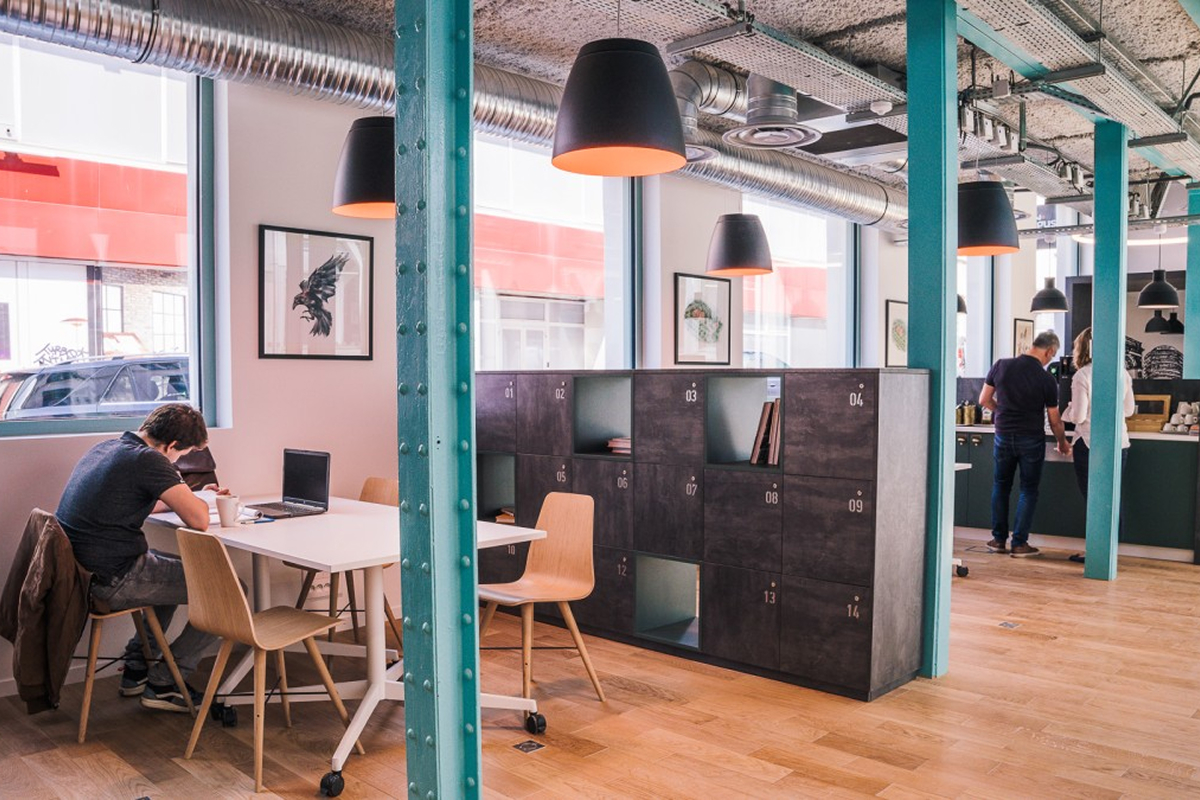 Intérieur centre de coworking – Paris