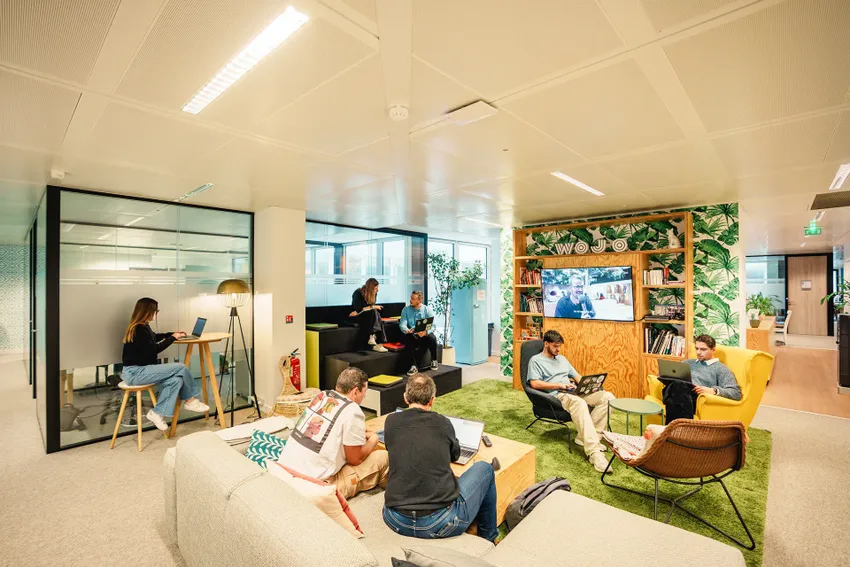 Intérieur centre de coworking – Lyon