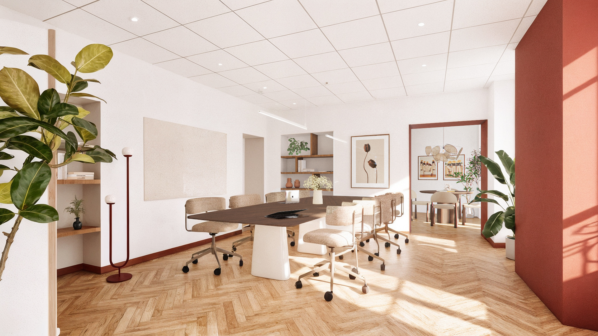 Intérieur bureau opéré – Paris