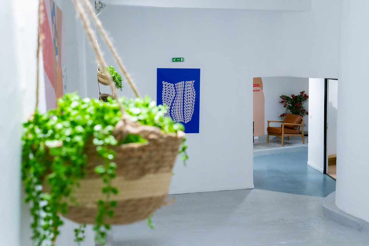 Intérieur centre de coworking – Paris