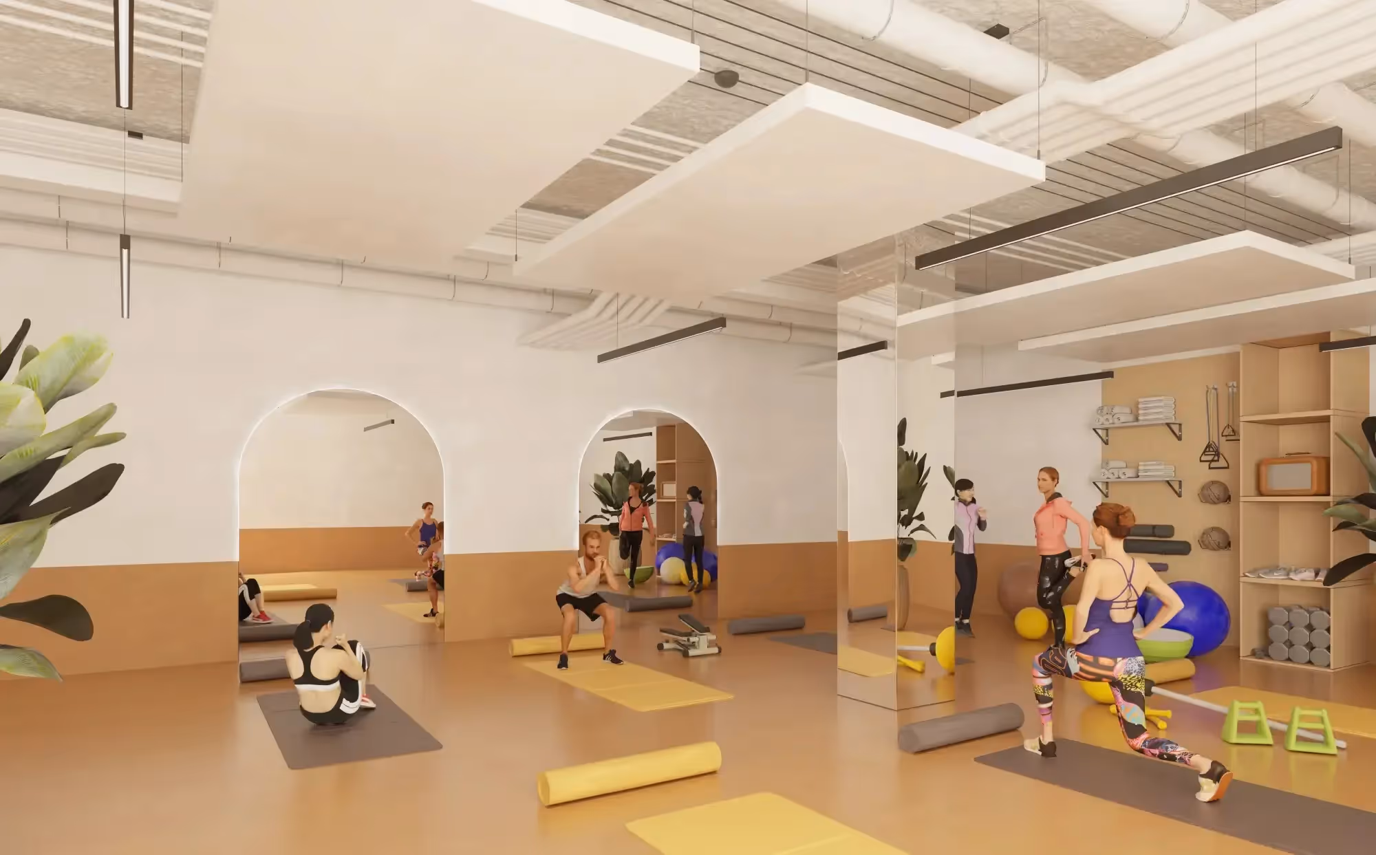 Intérieur centre de coworking – Clichy