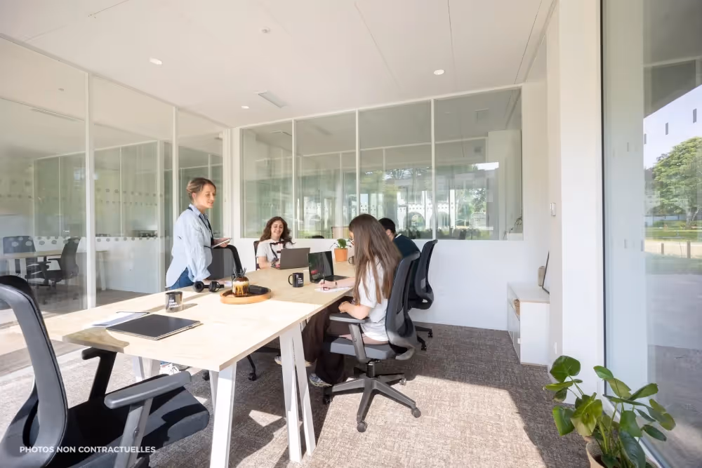 Intérieur centre de coworking – Montigny-le-Bretonneux