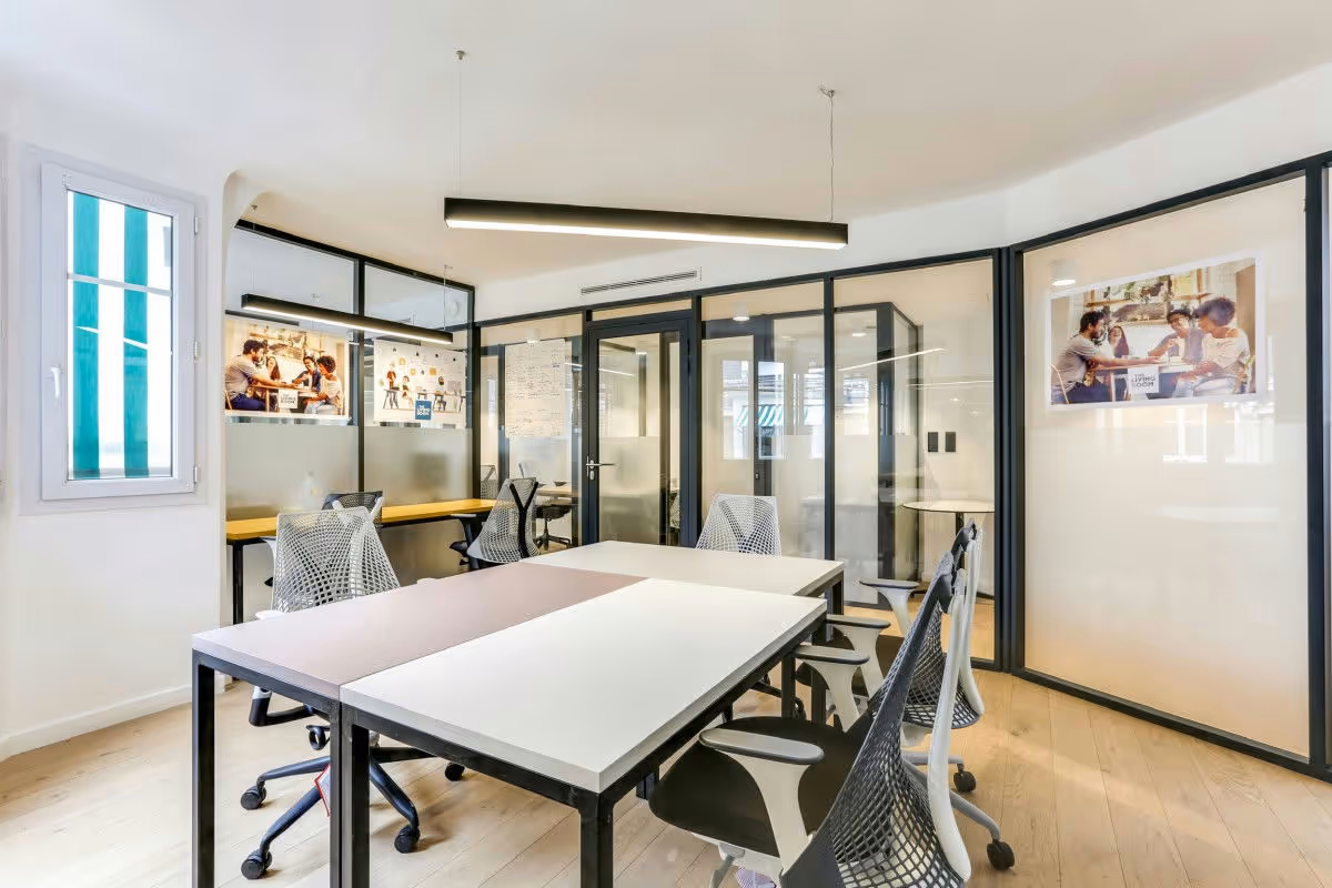 Intérieur centre de coworking – Paris