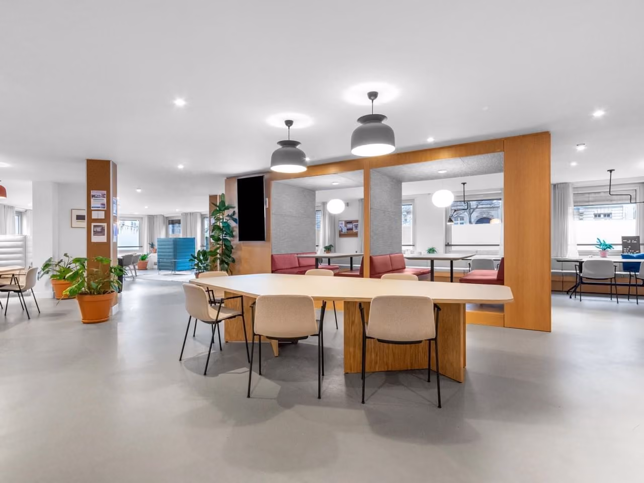 Intérieur centre de coworking – Paris