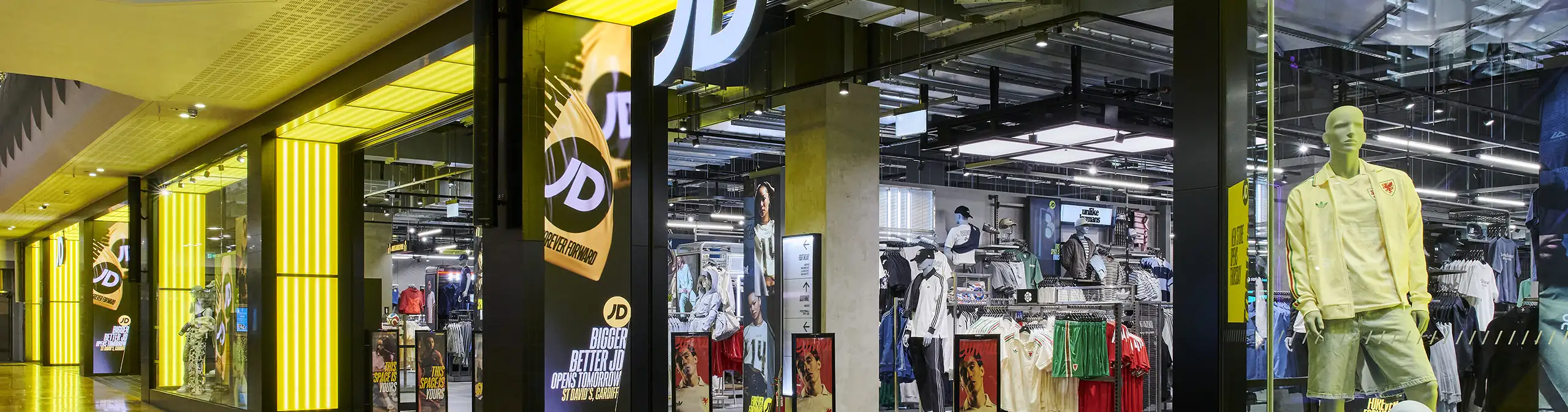 New JD Sports Store Project in Cardiff
