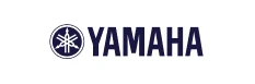 Yamaha logo with company name and tuning fork symbol inside a circle.