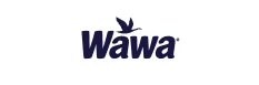 Wawa brand logo with a flying bird icon above the text.