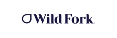 Wild Fork company logo in dark blue text with a stylized fork symbol.