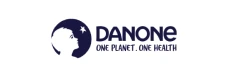Danone company logo with text 'One Planet. One Health'.