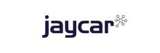 Jaycar company logo with a stylized star symbol on the top right.